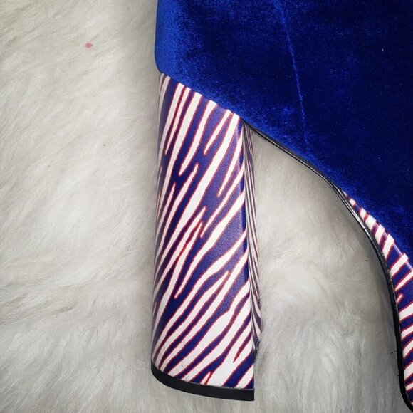 BUFFALO BILLS ZUBAZ PLATFORM BOOTS - Picture 5 of 7